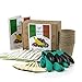 Produktbild Pflanzset für italienische Gemüse- und Kräutersamen  komplettes Gartenset  Handschuhe mit Krallen  20 Samenpakete  ideales Gartengeschenk