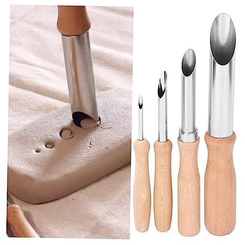 Ciieeo 4 Pcs Furador De Argila Furador Para Ferramenta De Perfuração Ferramentas Para Esculpir Argil