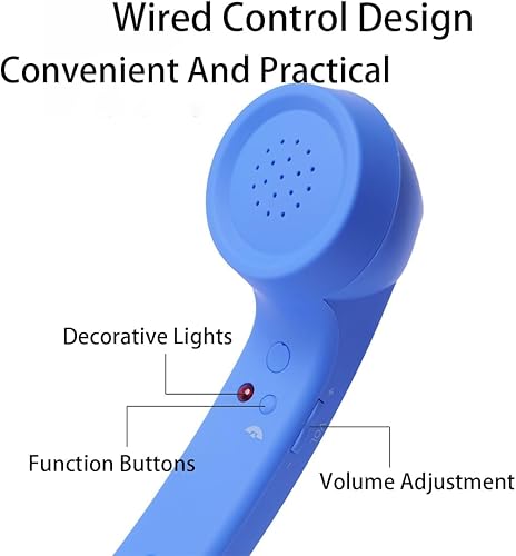 Miniatura 5 de 2026 Nuevo teléfono retro USB C, accesorio retro para teléfonos celulares, receptor de teléfono para teléfono celular, videoconferencias móviles