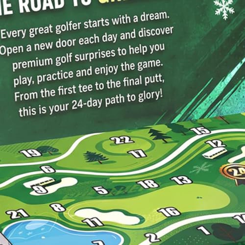 Calendrier de l'Avent de golf 24 jours avec boules de golfeur – vue 8