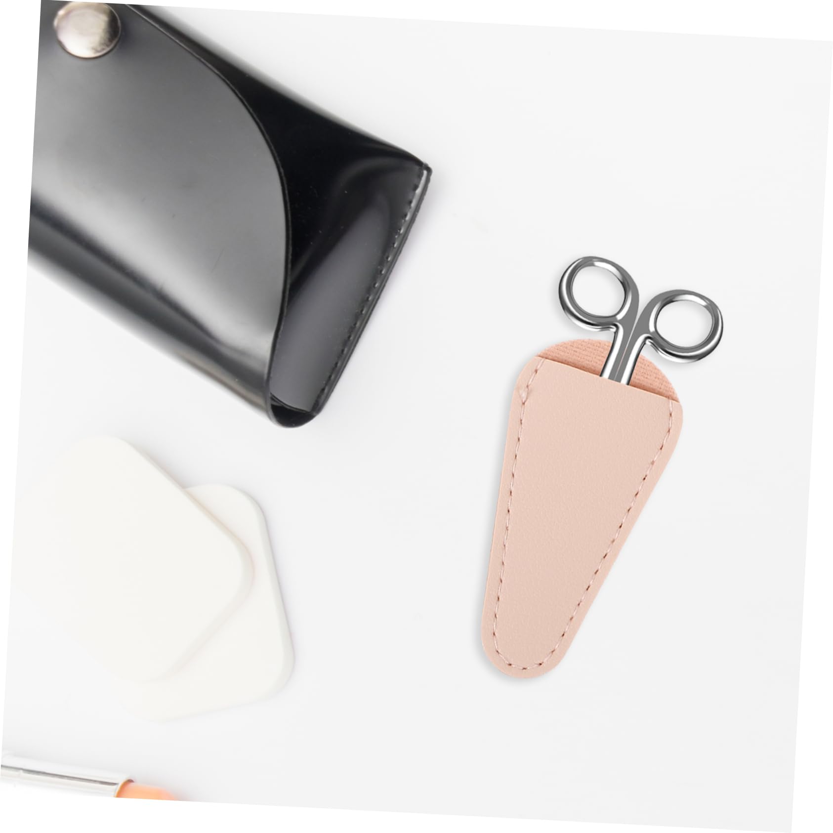 VALICLUD 5 Set Kit Manicure Nipper Manica Della Cuticola Professionale Copertura Protettiva Per Pinze Per Cuticole Copertura Delle Pinzette Per Cuticole Pelle Sintetica 4 Pezzi*5