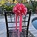 Coral Wedding Pull Bows with Tulle Tails - 8