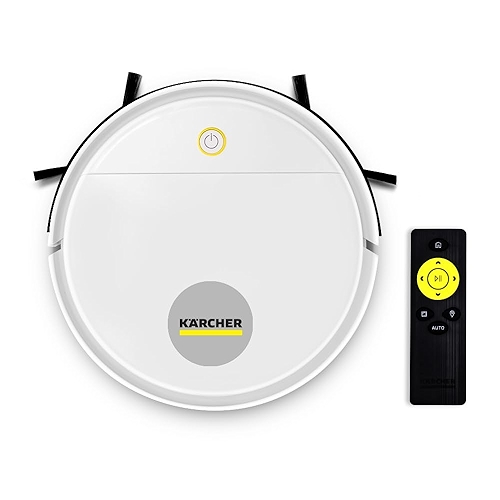 Kärcher Robô Aspirador de Pó RCV 1 controle remoto 3 modos de limpeza sensor anti-queda e ...