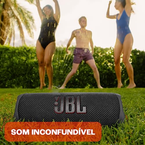 Caixa de Som Bluetooth JBL Flip 6 30W Preta - JBLFLIP6BLK glide
