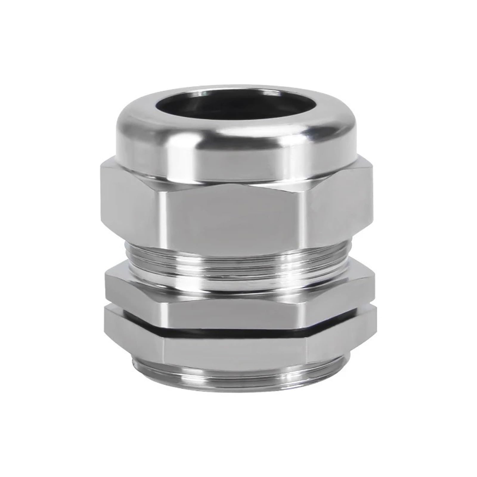 Wasserdichte Kabelverschraubung 304 Edelstahlverschraubungen IP68 PG7 PG9 M12 M16 Metallverbindung PG13,5 M20*1. Befestigungsdichtung ﻿(M12X1.5 M12-8)