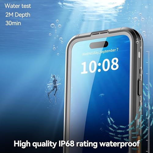 Coque étanche iPhone 17 Pro Max boîtier robuste noir premium - 3