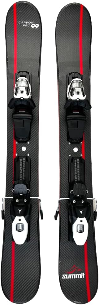 Summit Carbon Pro 99cm Skiboards Snowblades with Atomic M10 Release Bindings New