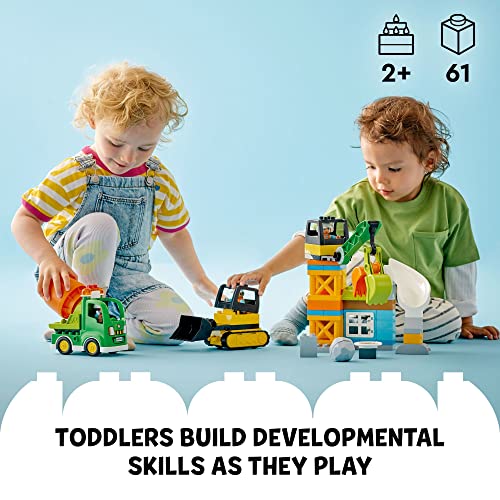 Lego 6426542 Duplo Construction Site 10990 Educational Large Brick Building Set thumb #1