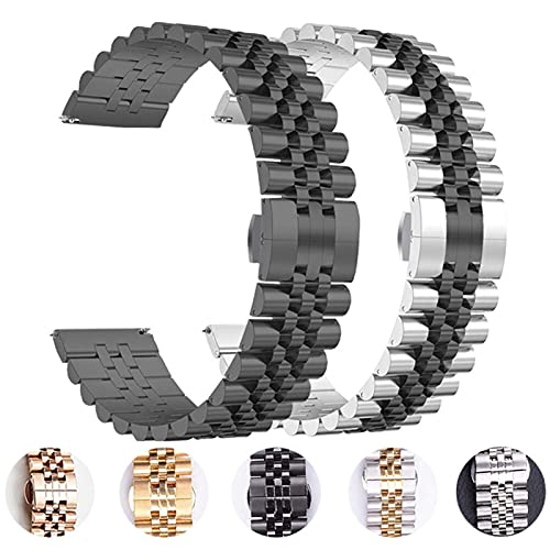 Bracelet montre métal à libération rapide en acier brossé robuste - 3