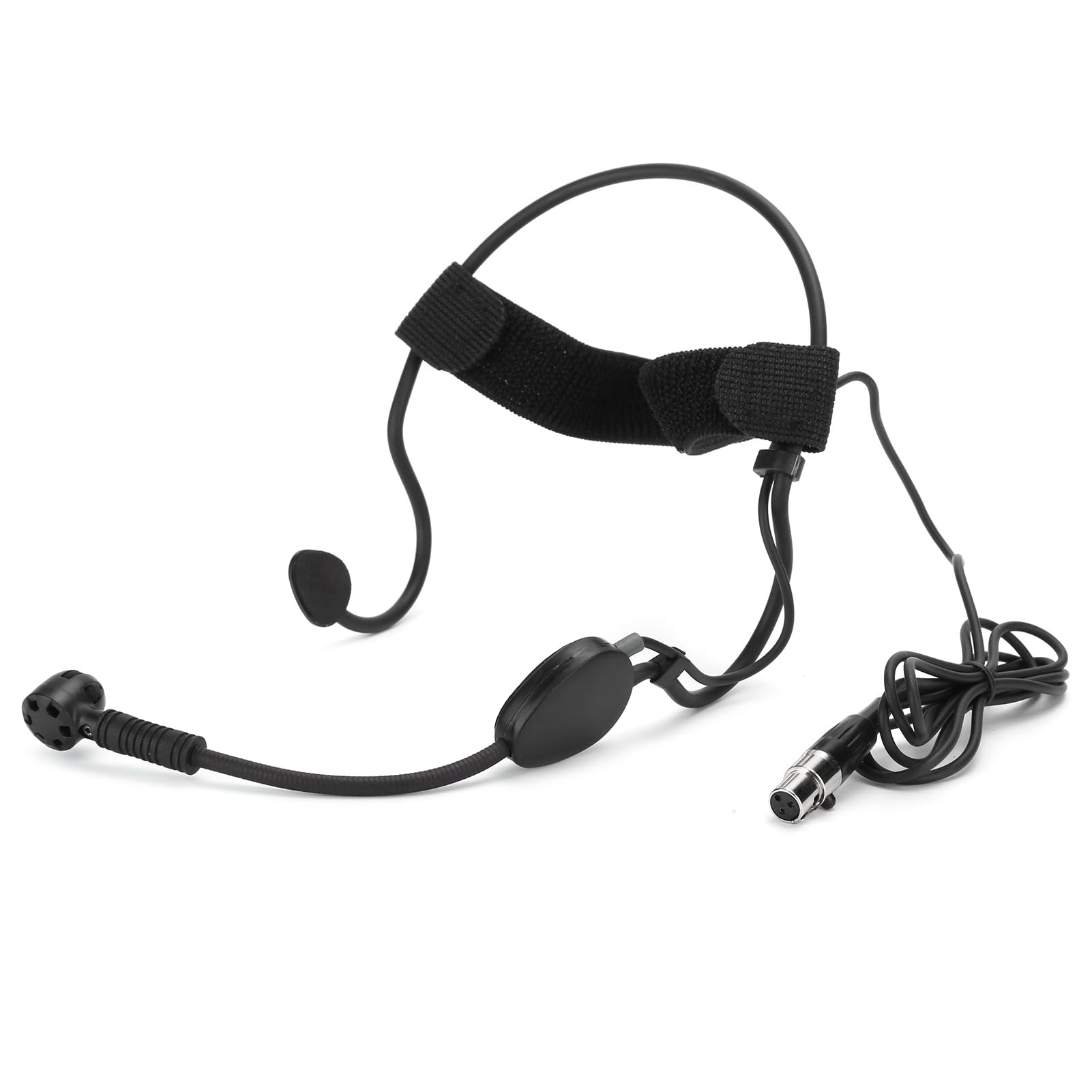 Headband Microphone Condenser, Mini XLR 3 Pins Omnidirectional 360 Voice Pickup with TA3F Connector for Stage Performance Teaching Conference