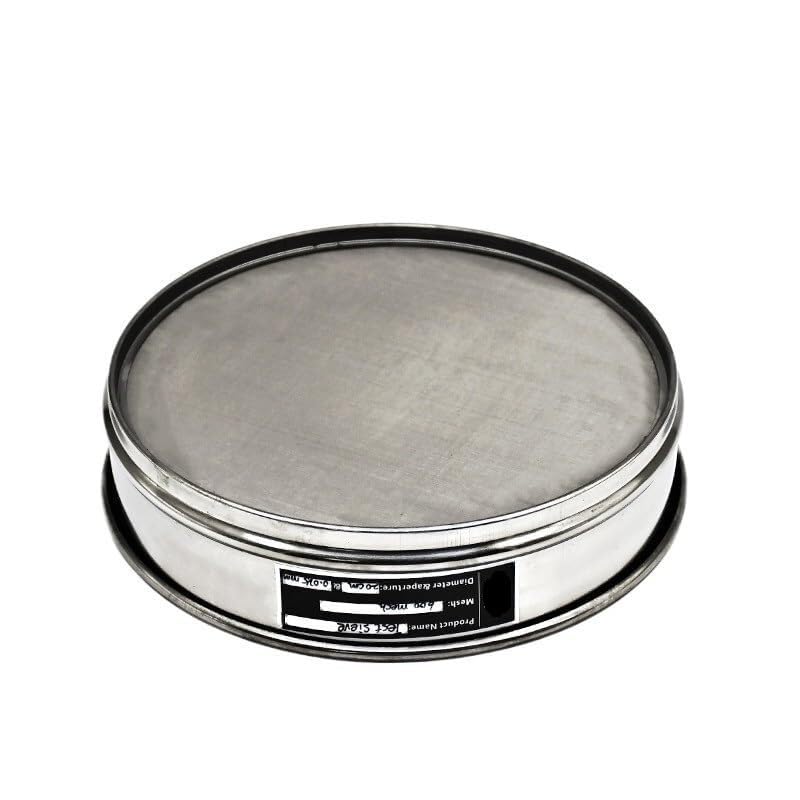 20 cm Laborsieb aus Edelstahl 304, Maschenweite 600, 0,025 mm, for genaue Analysen, 1 Stück