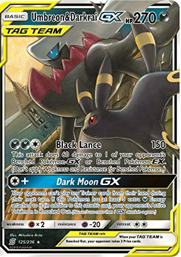 Umbreon & Darkrai Tag Team GX - 125/236 - Ultra Rare