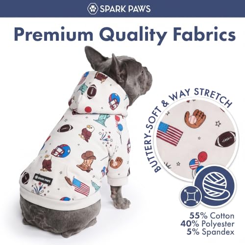 Image of Spark Paws Dog Hoodie - Buttery-Soft Sweater Sweatshirt, Clothes for Puppy