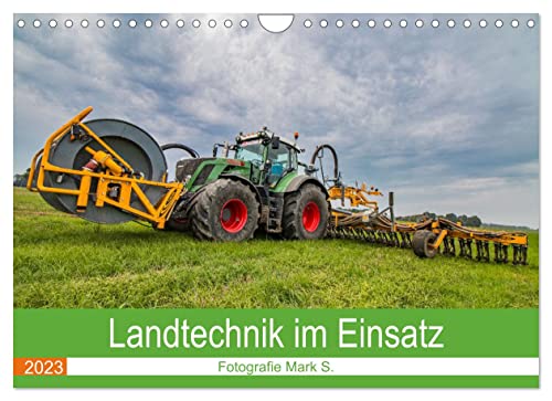 Landtechnik im Einsatz (Wandkalender 2023 DIN A4 quer), Calvendo Monatskalender Cover