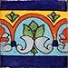 2x2 36 pcs Aqua Border Talavera Mexican Tile