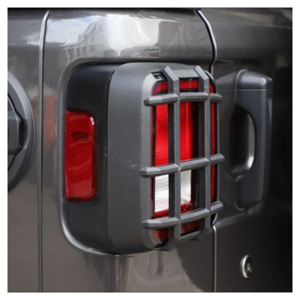 Jeep Light Covers Jeep Wrangler Tail Light Covers – Black ABS
