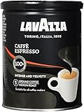 Lavazza Gemahlener Kaffee - Caffè Espresso - Vakuumdose - 12er Pack (12 x 250g Dose)