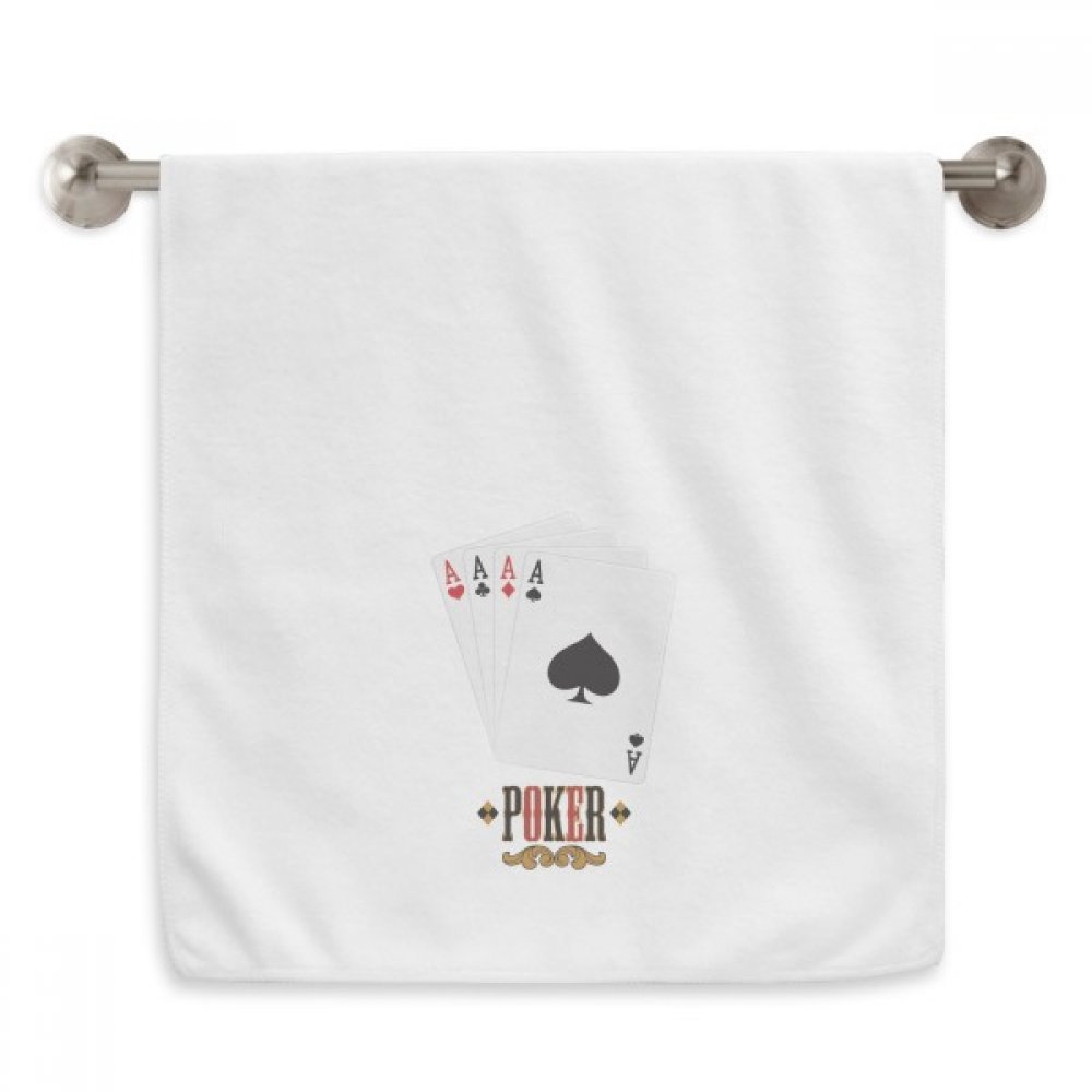 Serviette blanche modèle diadème trèfle et carreau 13x29 inch idée cadeau originale