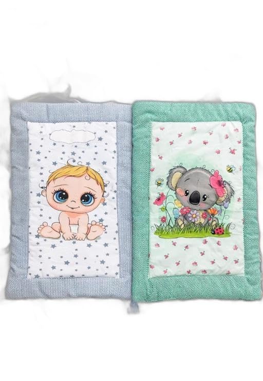 Soft Cotton Baby Goddi for 0?3 Year Kids | Comfortable & Skin-Friendly Newborn Sleeping Mat | Cute Printed Baby Bedding (Pack of 2)|PRA-P817-image-7