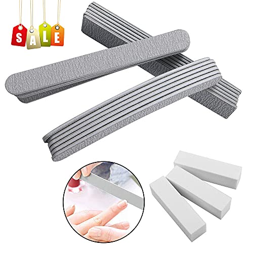 Paddsun 21 Teiliges Set Mit Feilen Buffer Nagelfeilen Sandpapier Musterset – Bild 4