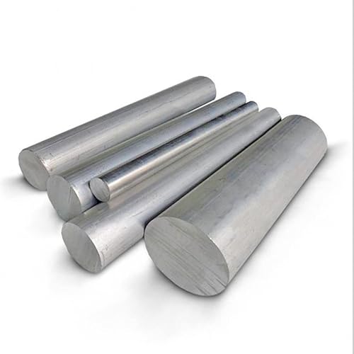 Miniatura 6 de Barra de torno redonda de aluminio 6061 para herramientas de manualidades, diámetro de 0.354 in a 1.181 in, longitud de 23.622 in, 2 piezas,