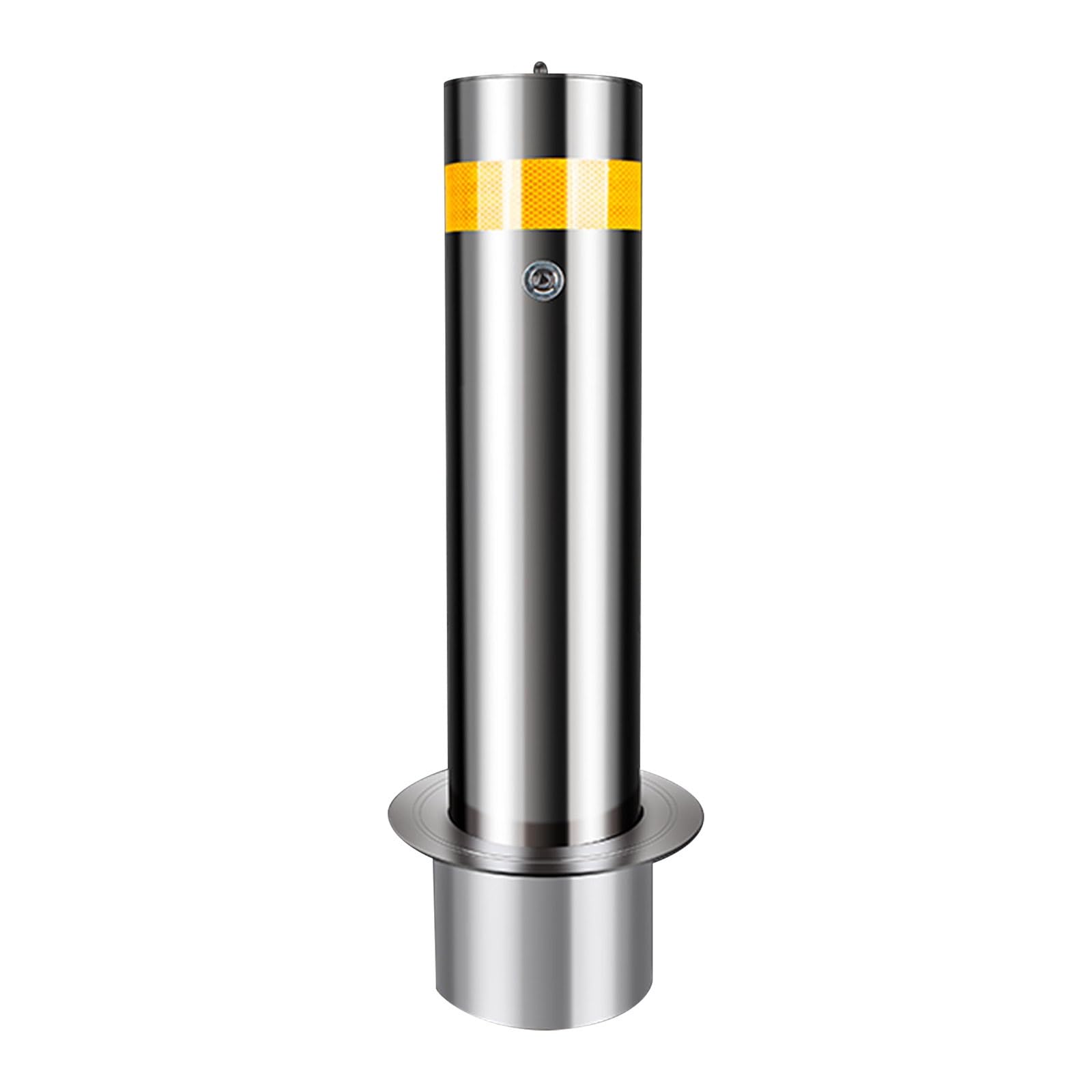 WOTZOV Steel Pipe Safety Bollard Post, Safety Parking Bollard, Removable Steel Bollards, Traffic Delineator Street Stanchions,1Pcs 75 * 21.9cm