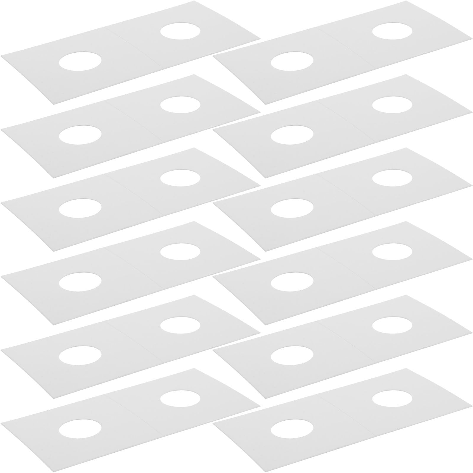 CHILDWEET Clip para Monedas de Papel Blanco 400 Unidades, Protector Transparente Resistente Oxidación, Accesorio Práctico para Coleccionistas de Monedas