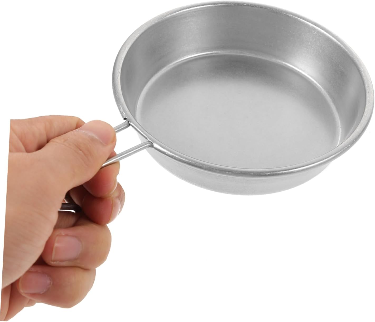 OUNONA Camping Cookware Stainless Steel Bowl Handle Mixing Bowl Outdoor Tableware Easy to Use
