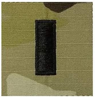 US Air Force Small Narrow Version Sew-On OCP Rank for Cap Pair (O2 1st Lieutenant)
