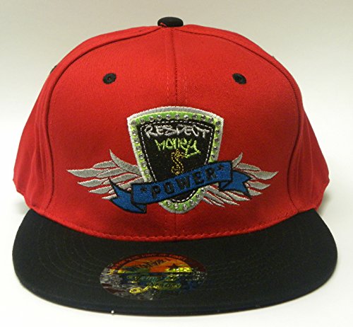 New Time Is Money Casquette de baseball avec grand logo « RESPECT MONEY POWER » à l'avant - - Taille Unique Cover