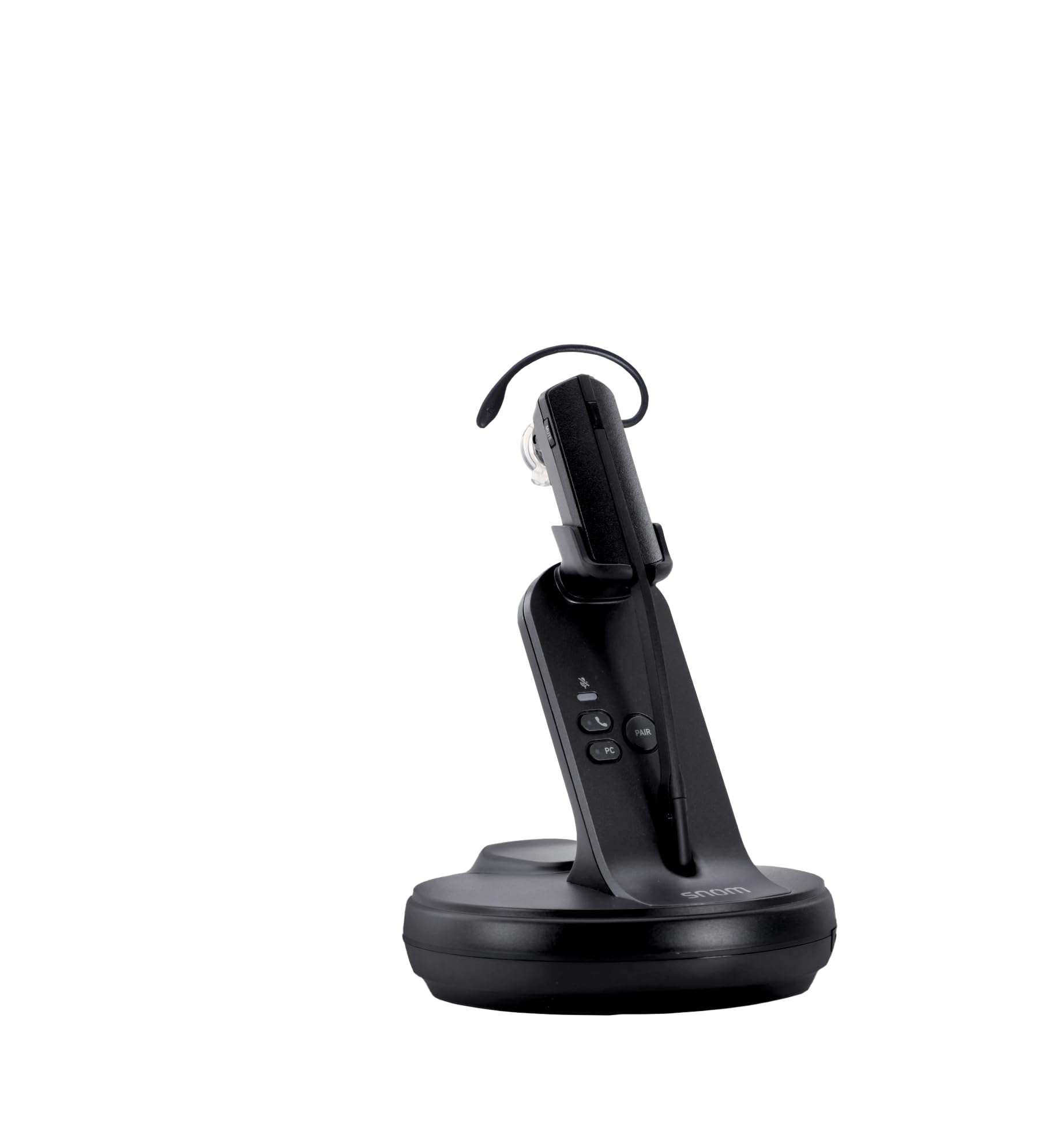Snom A170C DECT-Headset, BT 5.3, ANC, Hot-Swap Akku, Kabellos, Schwarz, 25m Reichweite, VoIP