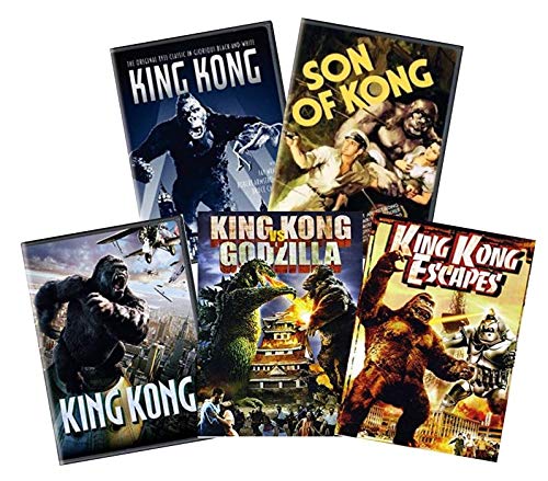 Ultimate King Kong 5-Movie DVD Collection: King Kong (1933) / Son of Kong / King Kong (2005) / King Kong vs. Godzilla / King Kong Escapes