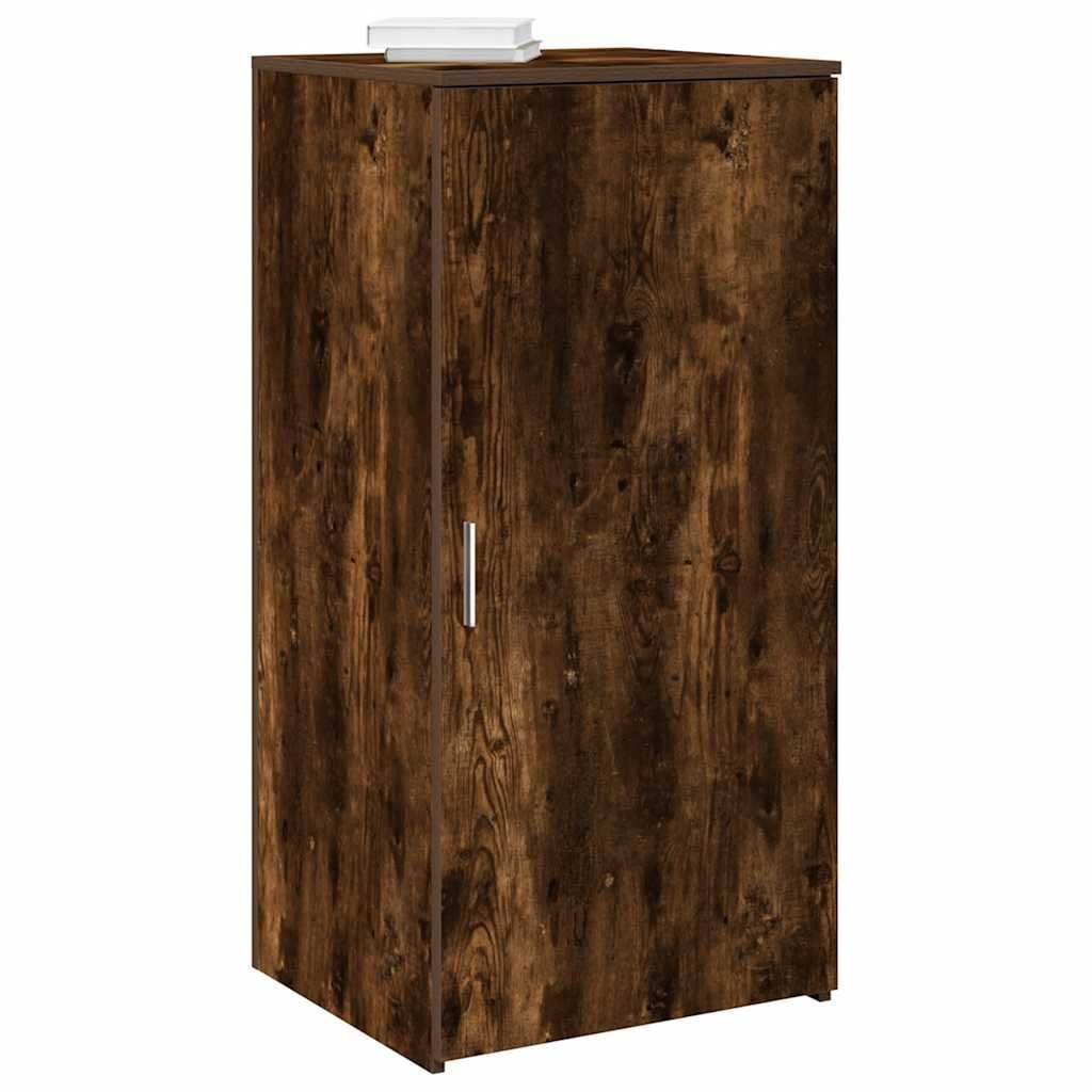 vidaXL Lagerschrank Räuchereiche 50x45x103,5 cm Holzwerkstoff, Schrank, Aktenschrank, Aufbewahrungsschrank, Büroschrank, Schrank für Schreibtisch