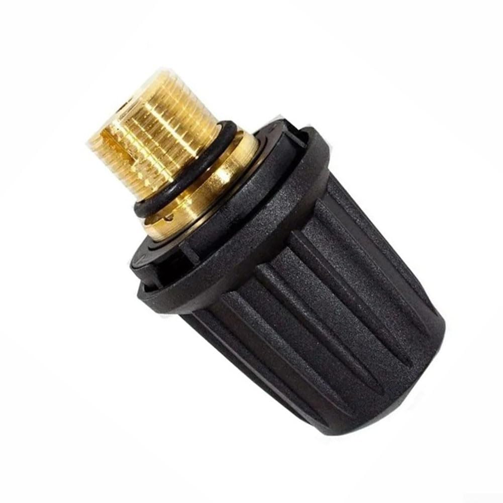 Tapa de tanque de latón para limpiador de vapor para Karcher SC1 SC2 SC2D CTK10, cubierta de válvula de seguridad con sellado superior, tapa de metal resistente a la corrosión, fácil de instalar
