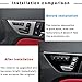 Jaronx for Mercedes Benz Door Seat Adjustment Button Replacement,Seat Switch Adjust Headrest Button for B W246,C W204,E W212,ML W166,CLA W117,GLK X204,GL X166 (NOT for 2015+)