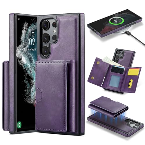Étui portefeuille S22 Ultra 5G pour voyager léger sans s'encombrer de cartes