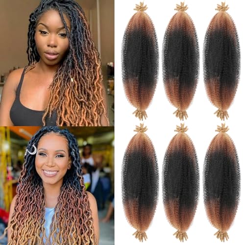 Marley Twist Braiding Hair 18 Inch 6 Packs