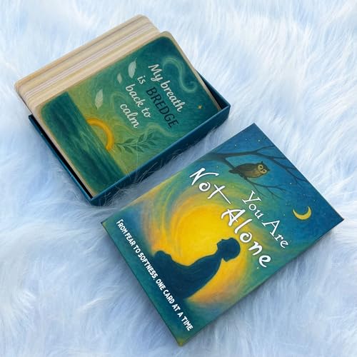 Healing Oracle Cards for Beginners, 50 Affirmations for Soothing Fear, Trusting The Unknown, Receiving Support and Becoming The Light, Self-Care Deck for Mindfulness, Meditation & Spiritual Growth - image 4