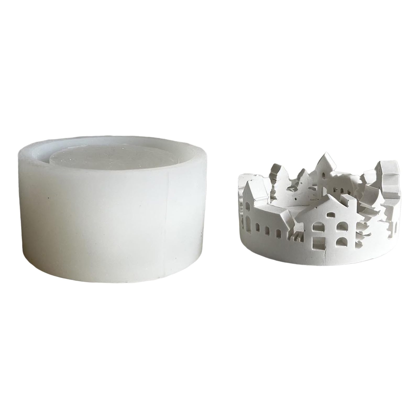 Moule silicone plateau résine Noël pour plats et porte-bijoux décoratifs