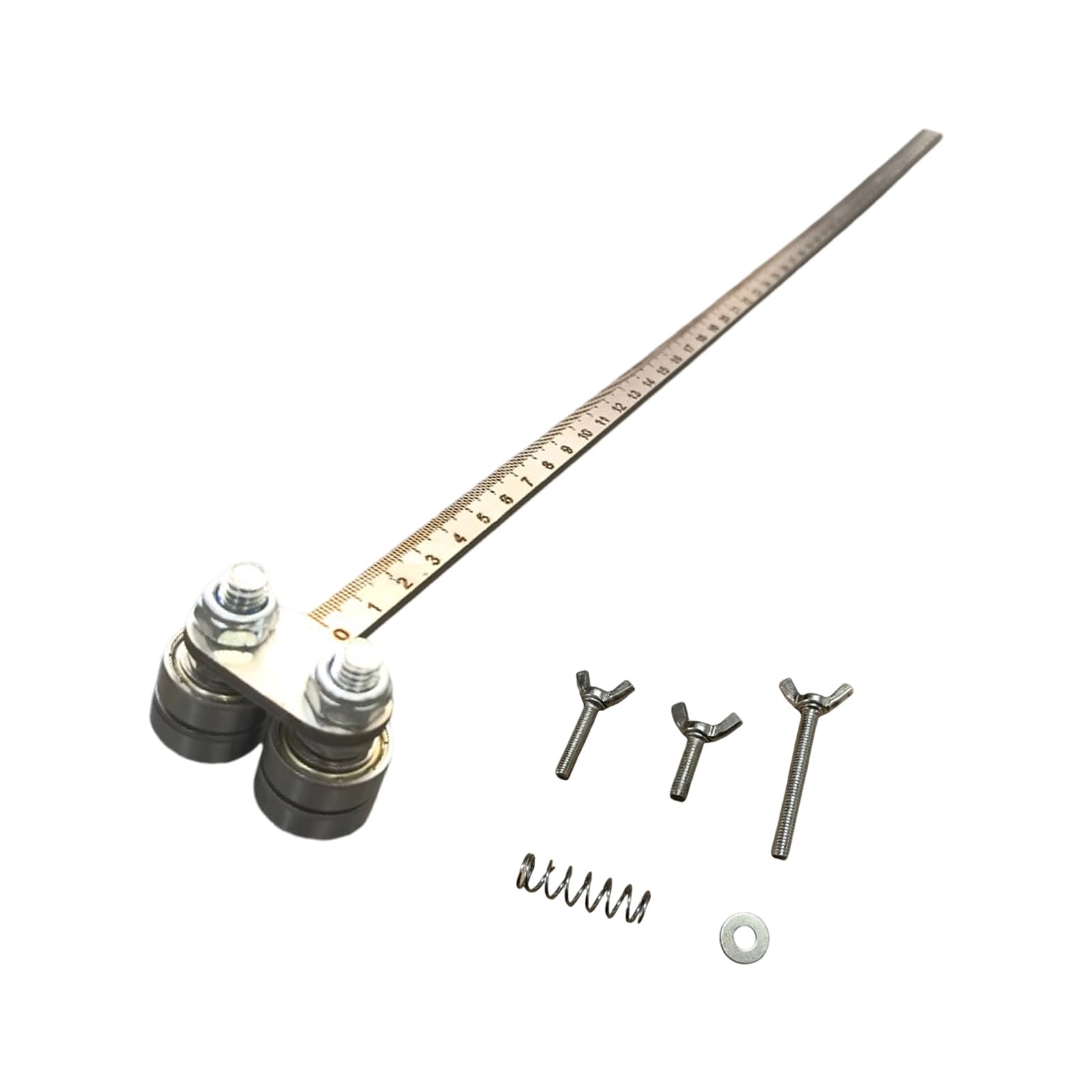 201 Rustproof Construction Measure, Immune to Oxidation for Permanent Use in Outdoor Workshops, with Highlighting of Double Bearing Measuring Tool