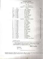 Wedding Music Volume II 2 Two (No. 7904) B005FO4LSS Book Cover