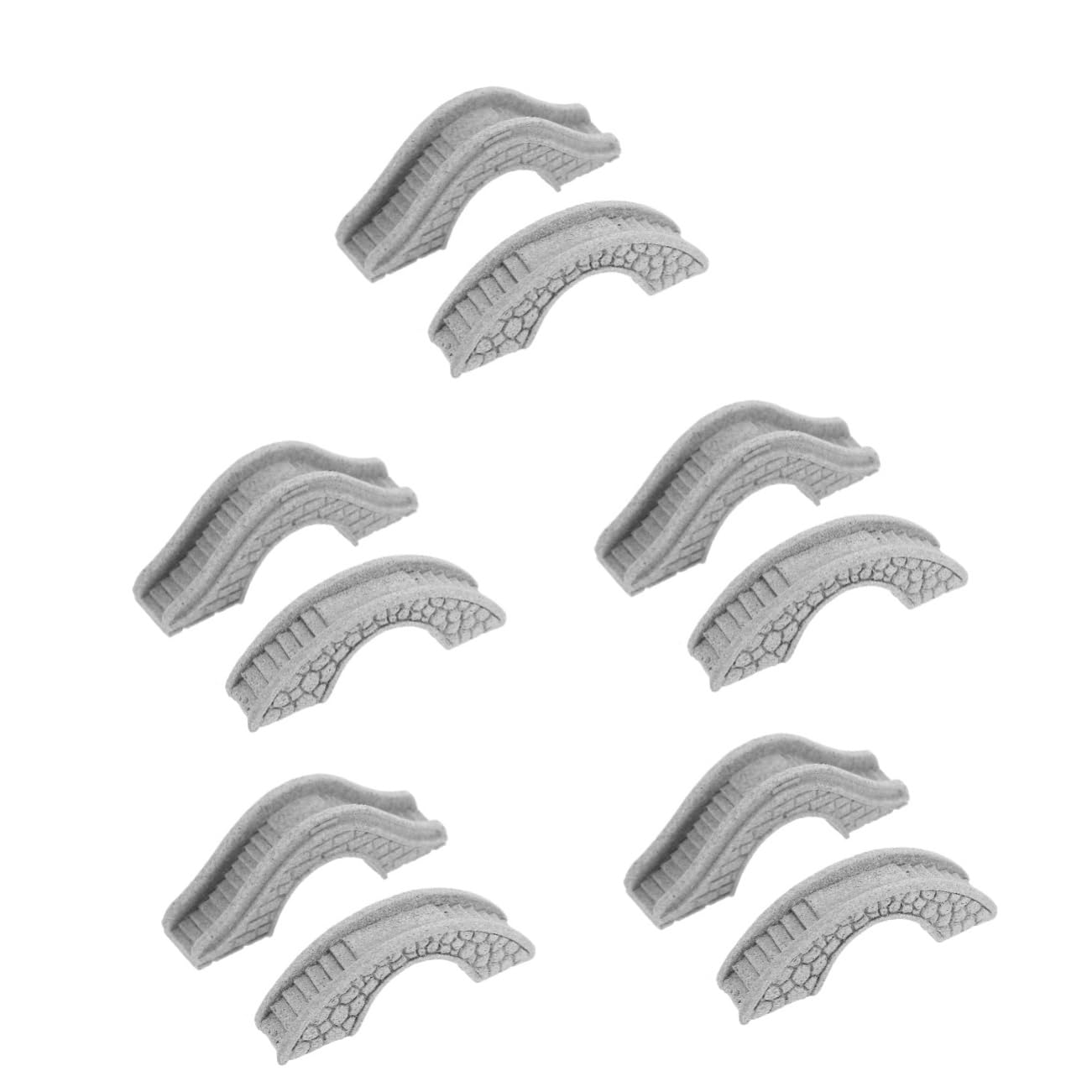 Kisangel Lot De 5 Ponts Décoratifs pour Aquarium De Jardin Aménagement Paysager Robuste Et Élégant 2 Pièces X 5