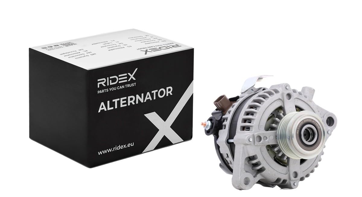 Alternator Generator RIDEX 4G0120 130A 14V Kompatybilny z TOYOTA COROLLA ZZE12, NDE12, ZDE12 Avensis Verso M2 PREVIA MCR3, ACR3, CLR3 COROLLA Liftback E11 COROLLA Verso ZER, ZZE12, R1