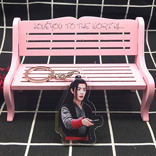 RALC good-looking Chen Qing ling Double-Sided Key chain Jewelry Pendant Character Key chain Acrylic Key Chain(None Xiao Zhan-4)