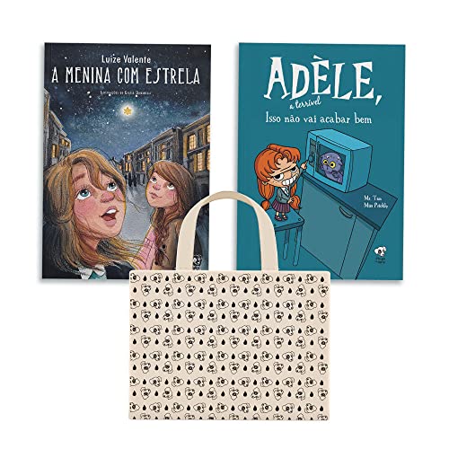 Pack littéraire A Menina com Star et Isso Não Vai Acabar Bem avec sac en toile ecobag