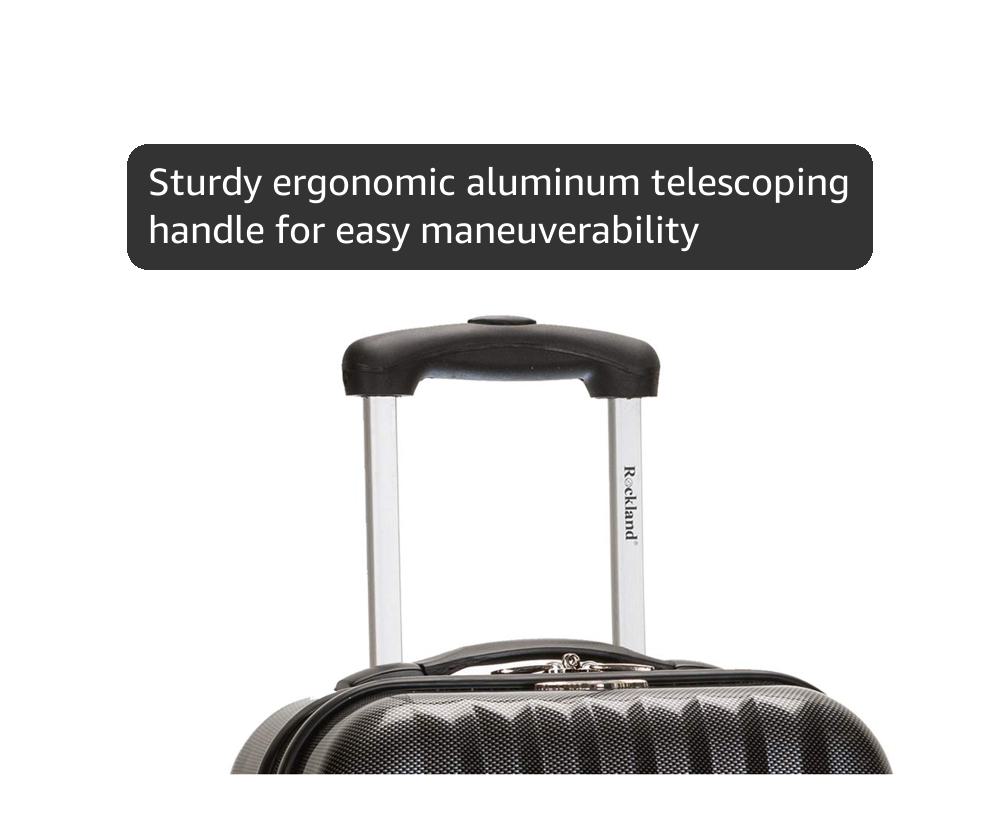 Amazon.com: Rockland Melbourne Hardside Expandable Spinner Wheel