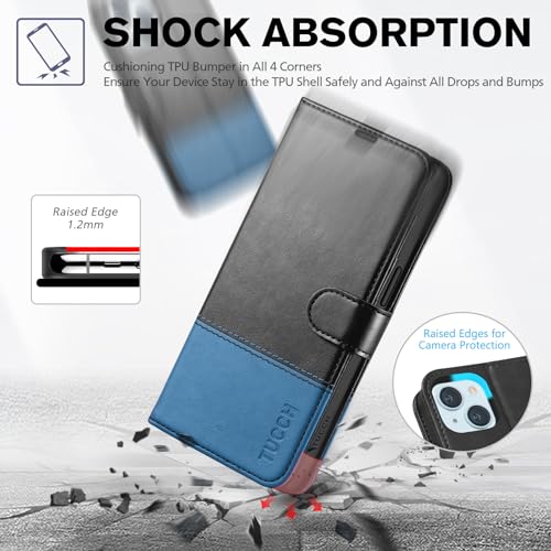 Coque iPhone 15 Cuir Premium Finition Robuste et Securisée RFID - 6