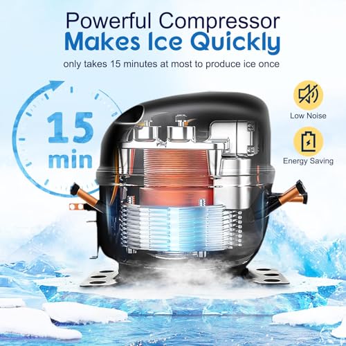 Fabricadora de hielo comercial de acero inoxidable Takywep KN miniatura 4