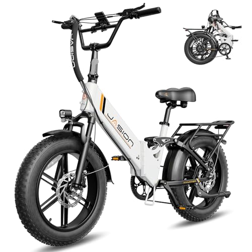 Image of Jasion X Hunter PRO /ST Electric Bike for Adults,1800 /1400W Peak 20''Fat Tire Foldable E Bikes,Folding Ebike Up to 80 /70 Miles Range 30 MPH,720 /624WH Removable Battery,Certified by UL2849