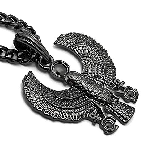 GWOOD Horus Bird Pendant with Ankh's Egyptian Necklace4